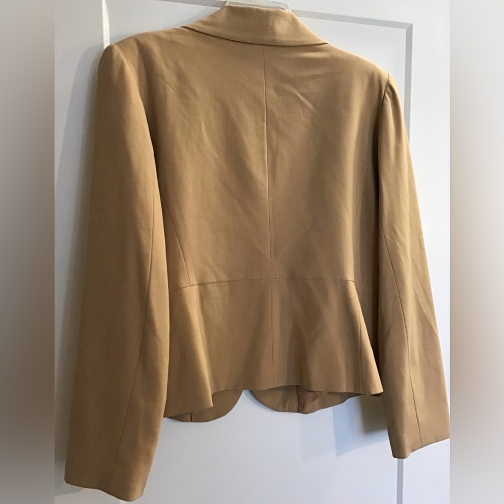 Blacker By Stanley Blacker Tan One Button Blazer … - image 7